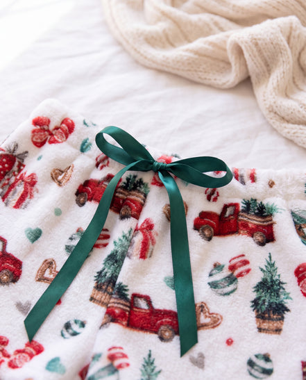 Women's Christmas Trucks Outfit